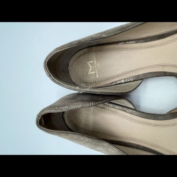 Mark Fisher LTD Sunny D’ Orsay Gold Flats sz 9.5 - Picture 5 of 8